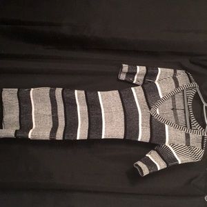 Confy black and white dress